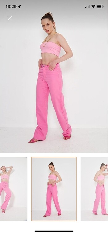 xs Beden Pembe jean