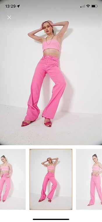 xs Beden pembe Renk Pembe jean