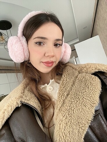 Burger earmuff y2k peluş kulaklık