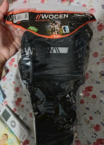 Siyah Baskılı Motosiklet Dizliği - Görsel 4