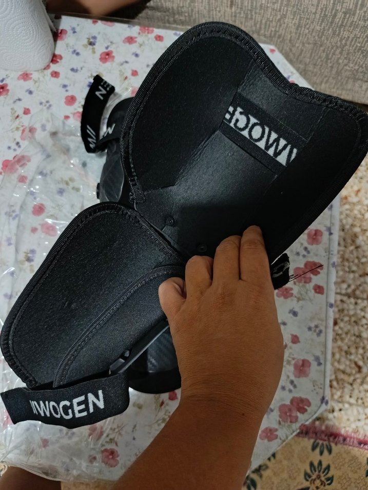 Siyah Baskılı Motosiklet Dizliği - Görsel 3