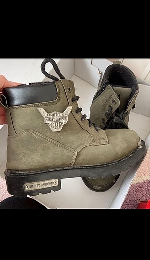 Harley Davidson unisex haki bot