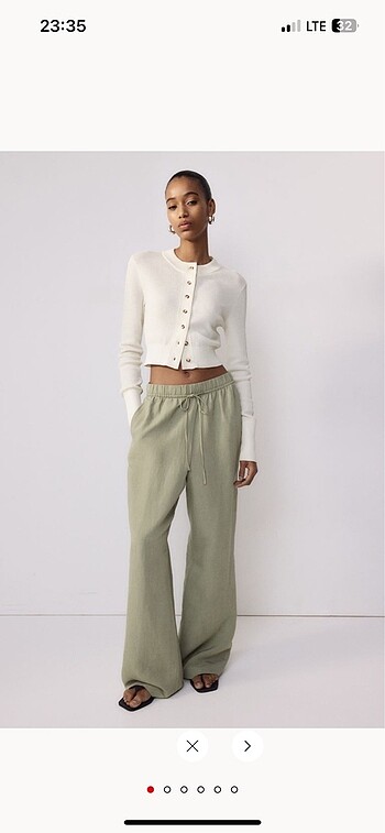 H&M Hm keten pantolon