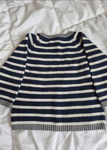 H&M çizgili bebek triko kazak - Görsel 6