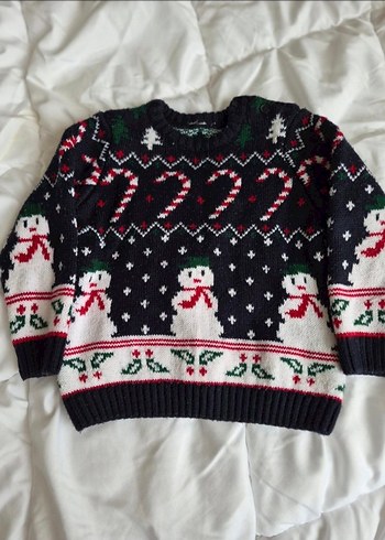 Kışlık kalın yünlü bebek kazak - Görsel 3