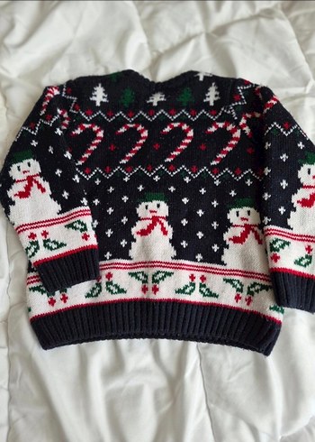 Kışlık kalın yünlü bebek kazak - Görsel 4