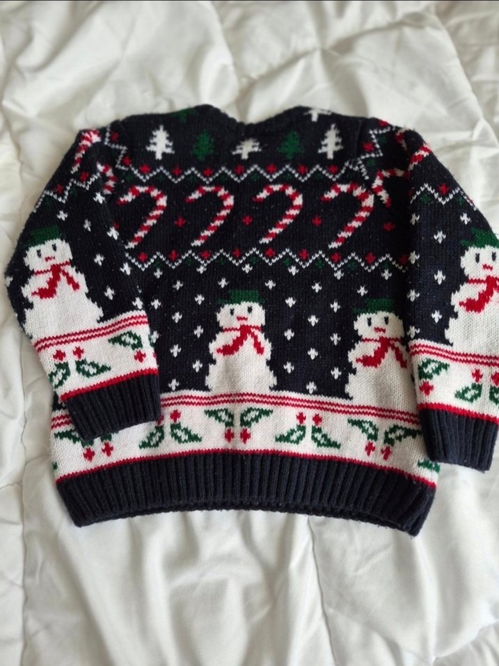 Kışlık kalın yünlü bebek kazak - Görsel 4