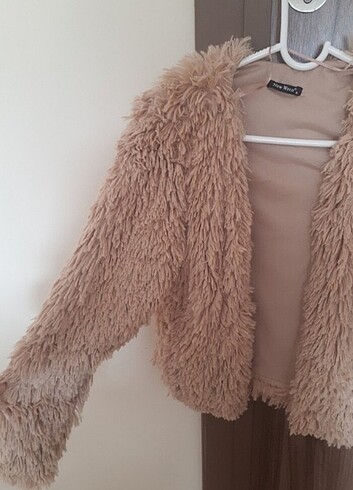 Zara Bayan yumoş tüylü ceket mont