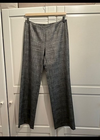 m Beden siyah Renk Eswaap uzun kimono ve pantolon ikili tesettür takım