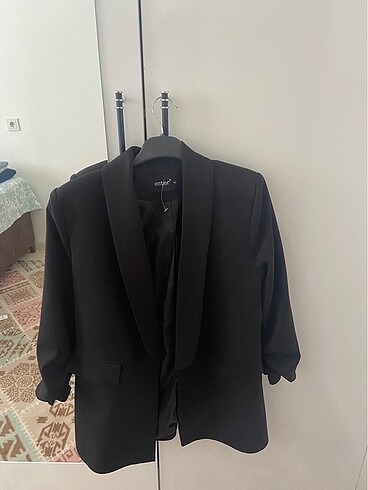 40 Beden siyah Renk Blazer ceket