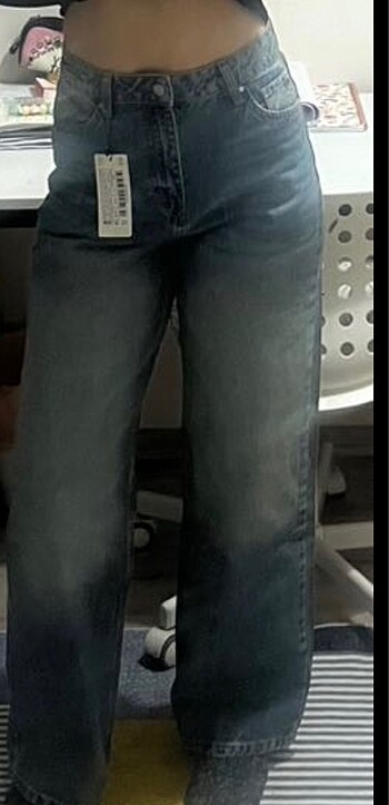 38 Beden mavi Renk Milla jean