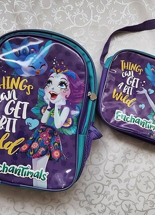 ENCHANTIMALS İLKOKUL ÇANTASI (3'lü set)