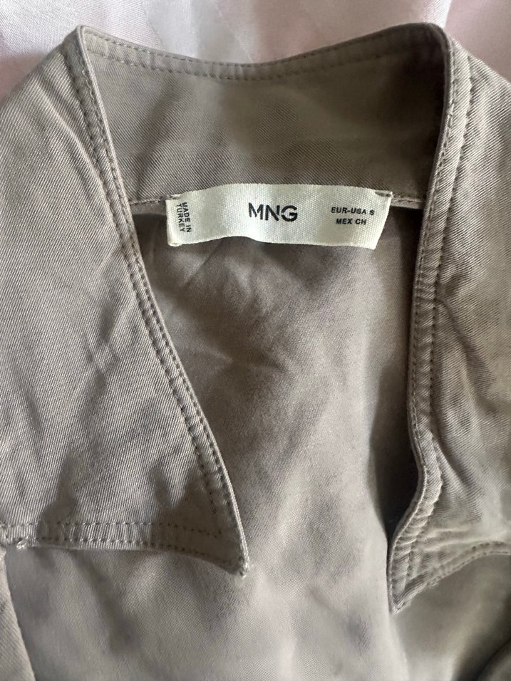 Mango gri Kısa Kollu Kadın Tulum - Görsel 2