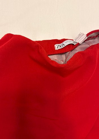 Kırmızı Drapeli Mini Şortu - Görsel 2