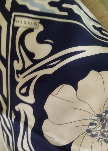 Lacivert Dökümlu esarp - Görsel 9