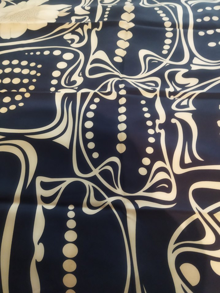 Lacivert Dökümlu esarp - Görsel 5