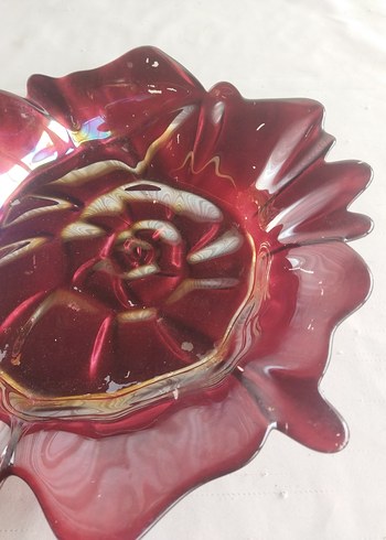 Dekoratif cam tabak - Görsel 2