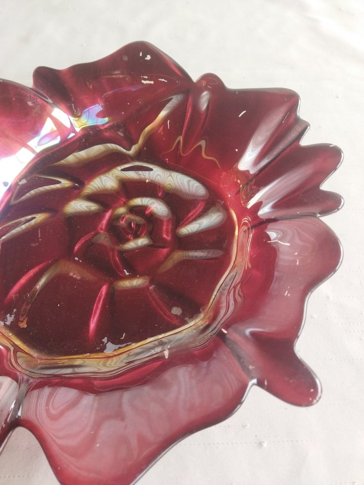 Dekoratif cam tabak - Görsel 2