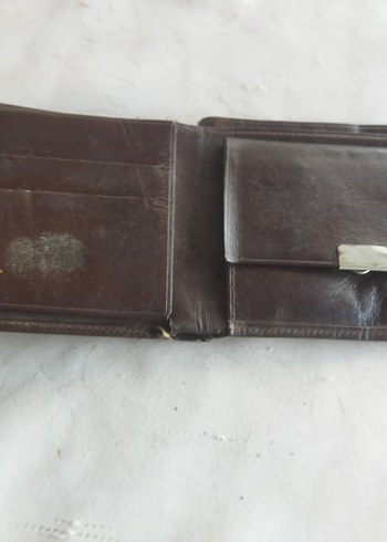 Koyu Kahverengi Vintage Erkek Cüzdanı hakiki deri - Görsel 3