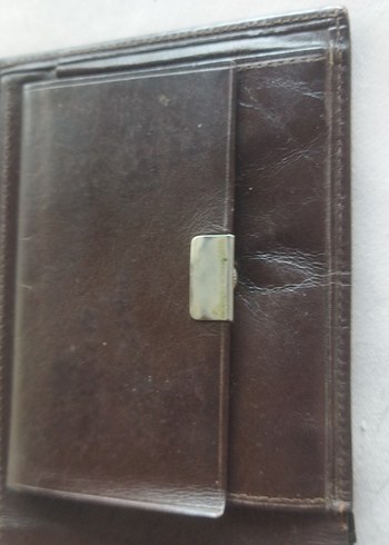 Koyu Kahverengi Vintage Erkek Cüzdanı hakiki deri - Görsel 5