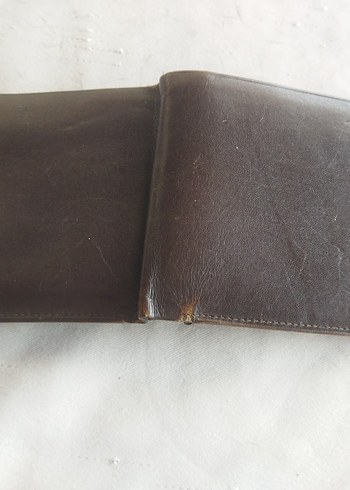 Koyu Kahverengi Vintage Erkek Cüzdanı hakiki deri - Görsel 2