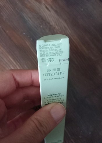 Clinique All about eyes Brightening serum concentrate göz - Görsel 4