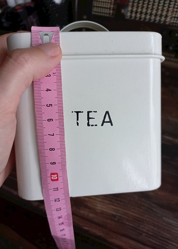 Beyaz Metal Çay ve Şeker Kutuları emaye - Görsel 11