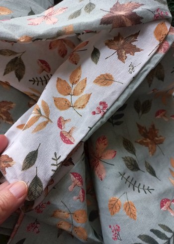 Lcw home yaprak desenli nevresim takım - Görsel 5