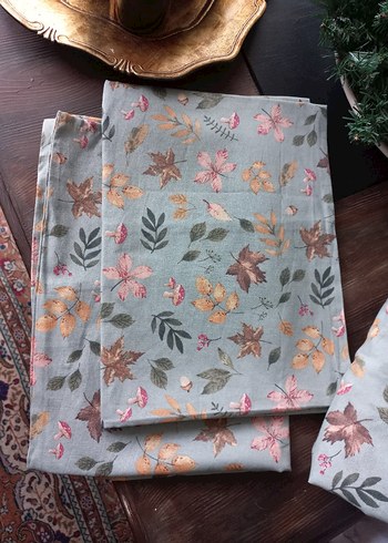 Lcw home nevresim yaprak desenli - Görsel 9