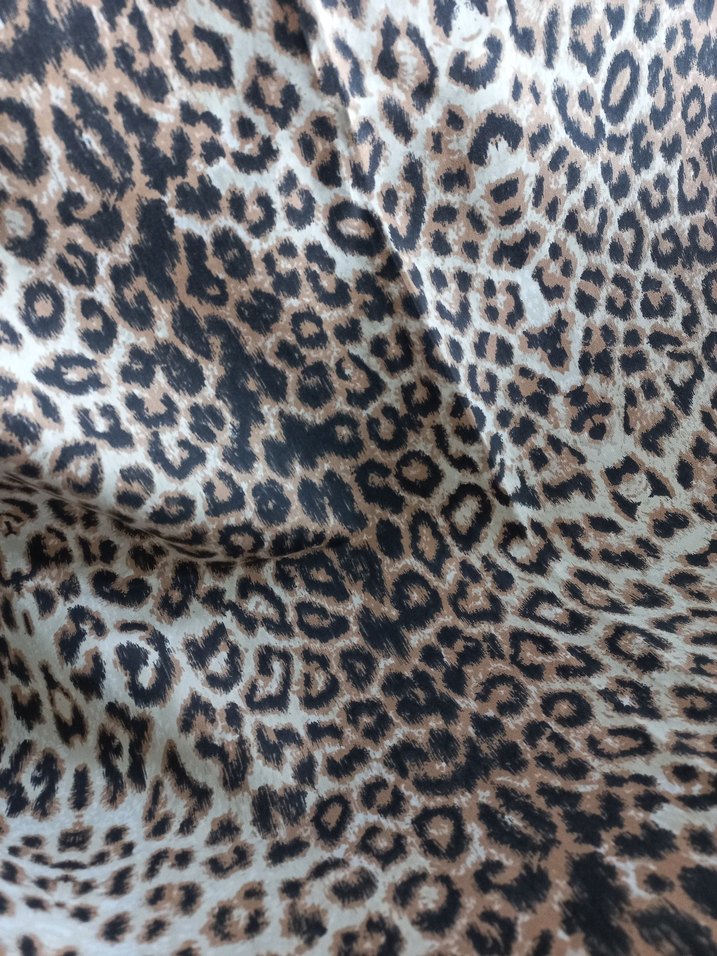 Kahverengi Leopar Desenli Banyo perdesi - Görsel 3