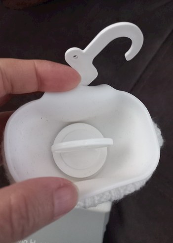 Beyaz Örgü Kaplamalı Uzun Sıcak Su Torbası - Görsel 4