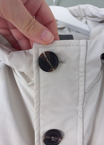 Dan John Beyaz Erkek mont - Görsel 6