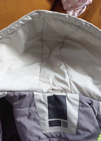 Dan John Beyaz Erkek mont - Görsel 16