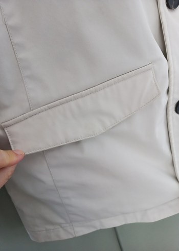 Dan John Beyaz Erkek mont - Görsel 8