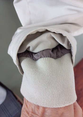 Dan John Beyaz Erkek Mont - Görsel 5