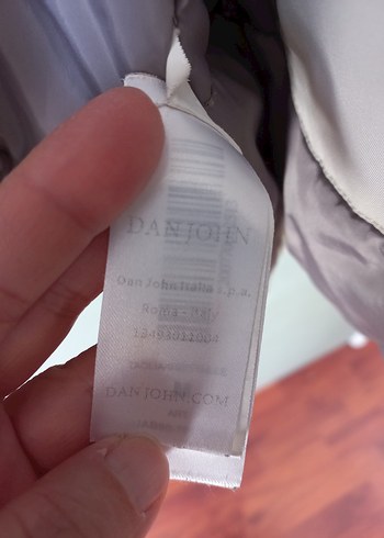 Dan John Beyaz Erkek Mont - Görsel 12