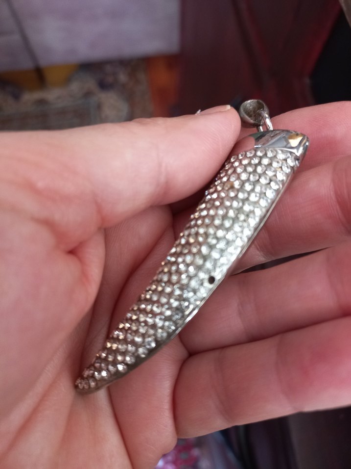 Taşlı Rock Punk Kadın Kolye Ucu - Görsel 3