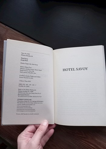 Joseph Roth - Hotel Savoy - Görsel 4