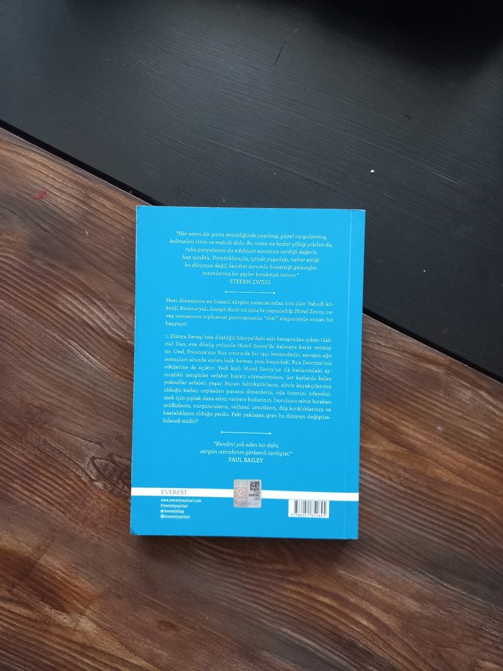 Joseph Roth - Hotel Savoy - Görsel 2