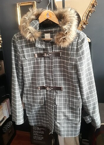Yargıcı trenckot ekose bohem vintage etnik