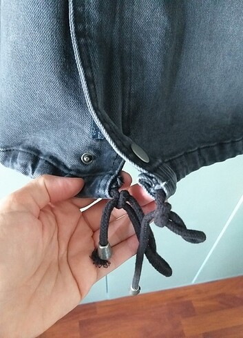 Siyah Jean ceket pul payet abiye - Görsel 6