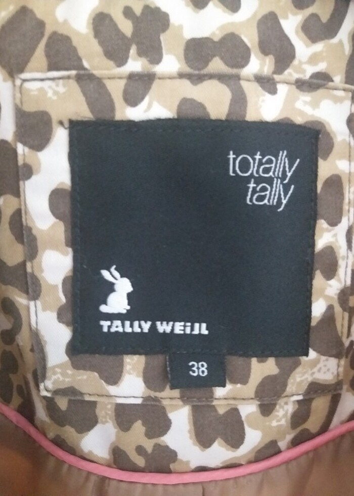 Tally  Weijl leopar trençkot mont ceket ekose - Görsel 3
