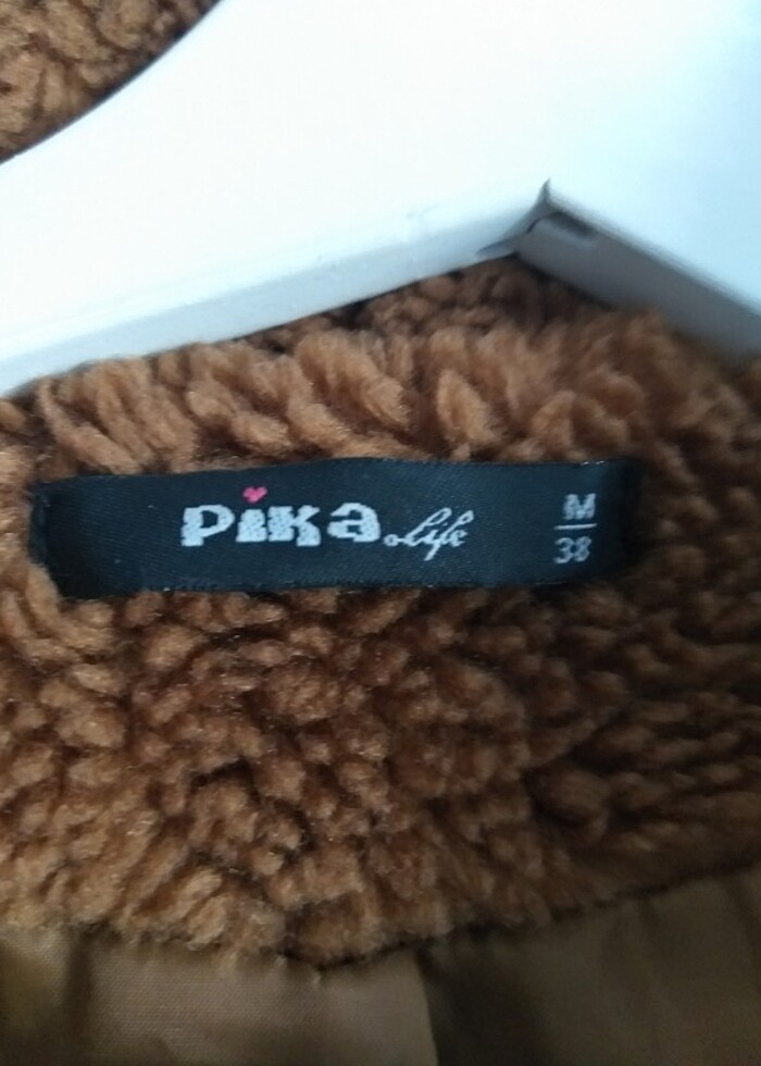 Pelüş ceket kaban - Görsel 5