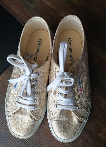 Superga gold spor ayakkabı 