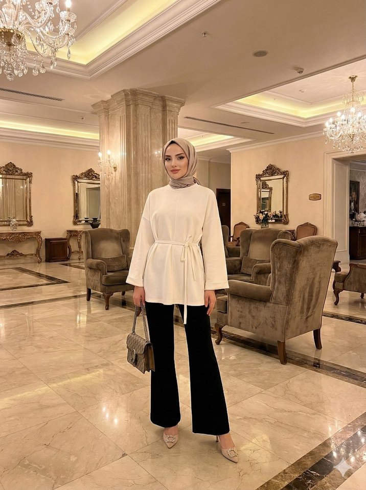 Kadın Beyaz Oysho Tunik - Görsel 3