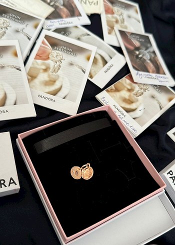 Pandora madalyon charm rose gold - Görsel 2