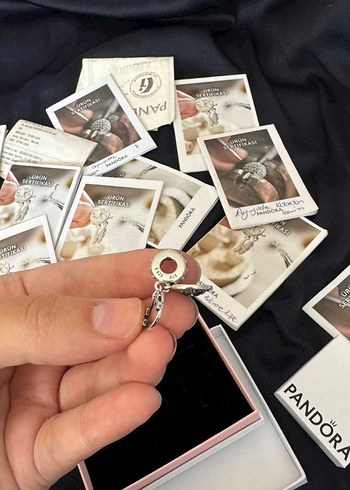 Pandora gökyüzü sallantılı vintage charm - Görsel 2