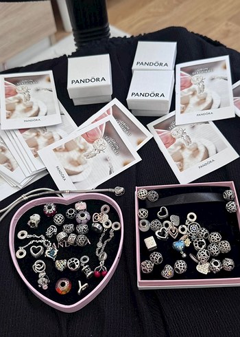 Pandora Gumus Charm Seti