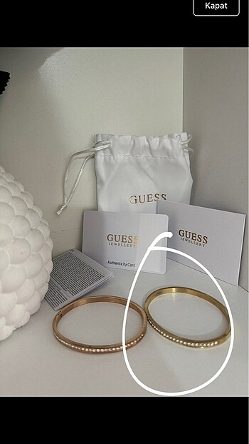 Guess bileklik sıfır