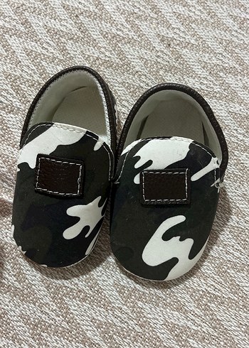 Erkek Bebek Kamuflaj Desenli İlk Adım Ayakkabısı - Görsel 4